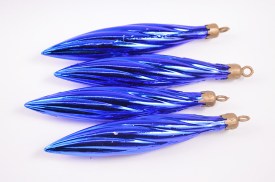 Set 4 picos Navidad alargados AZUL (1)